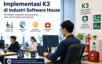 Implementasi K3 di Industri Software House: Membangun Lingkungan Kerja yang Aman, Sehat, dan Produktif